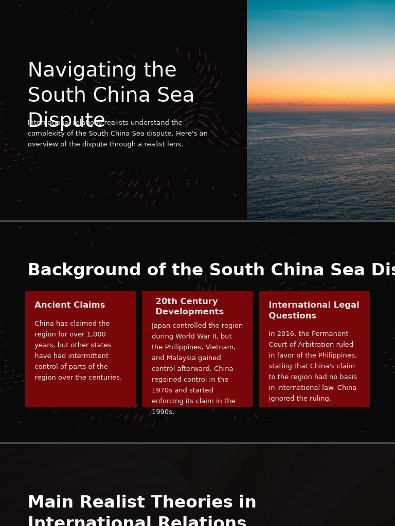 Navigating The South China Sea Dispute | PDF | South China Sea | China