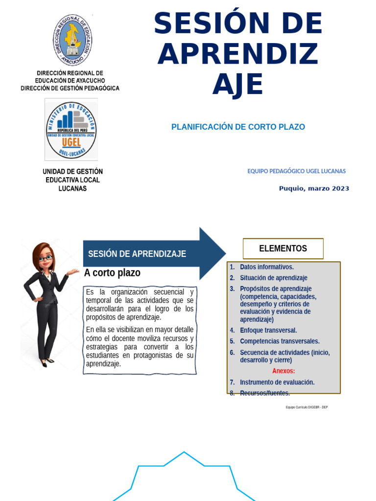 3.sesion Aprendizaje 2023 | PDF | Plan de estudios | Evaluación