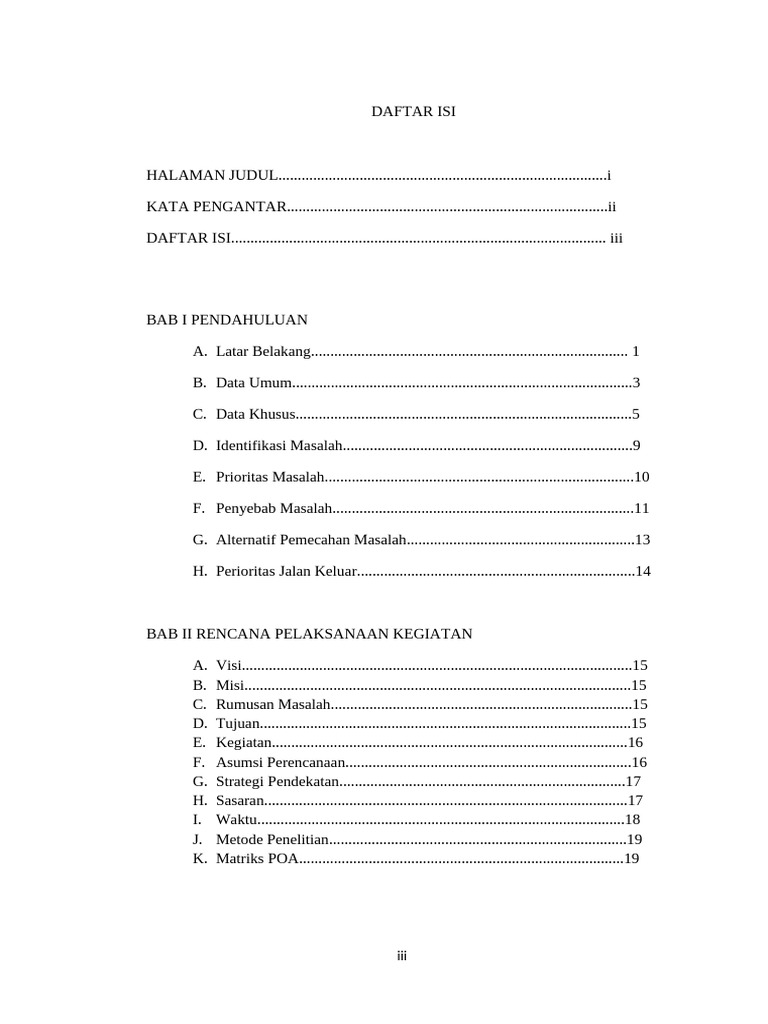 Daftar Isi | PDF