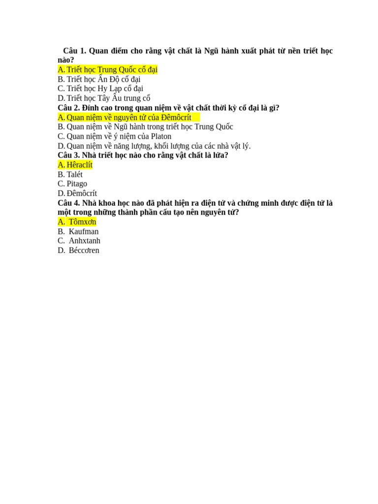 BT Chương 2 | PDF