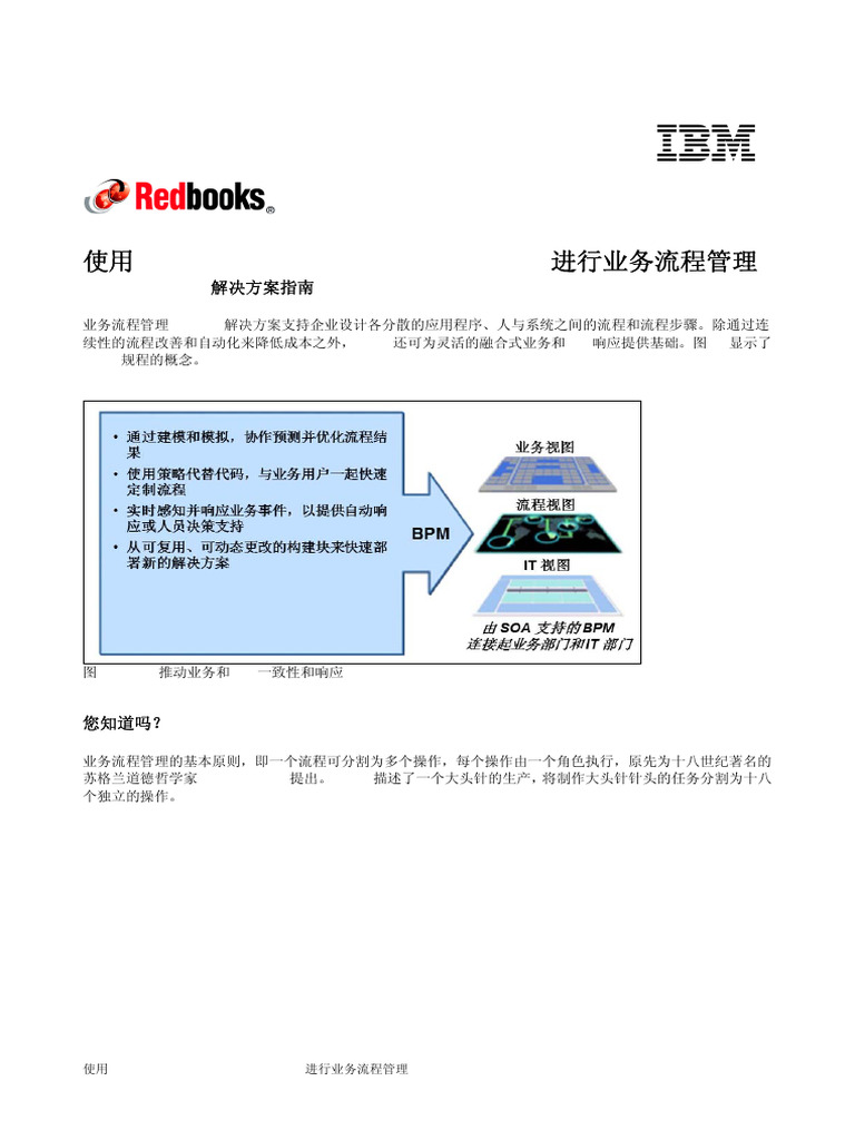 使用 IBM Business Process Manager 进行业务流程管理 | PDF