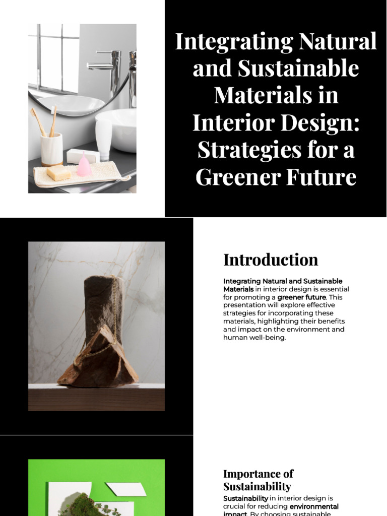 Sustainable Materials in Interior Design | PDF | Sustainability ...