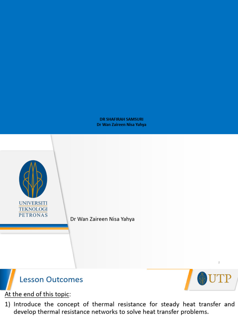Thermal Resistance in Heat Transfer | PDF | Thermal Insulation | Heat ...