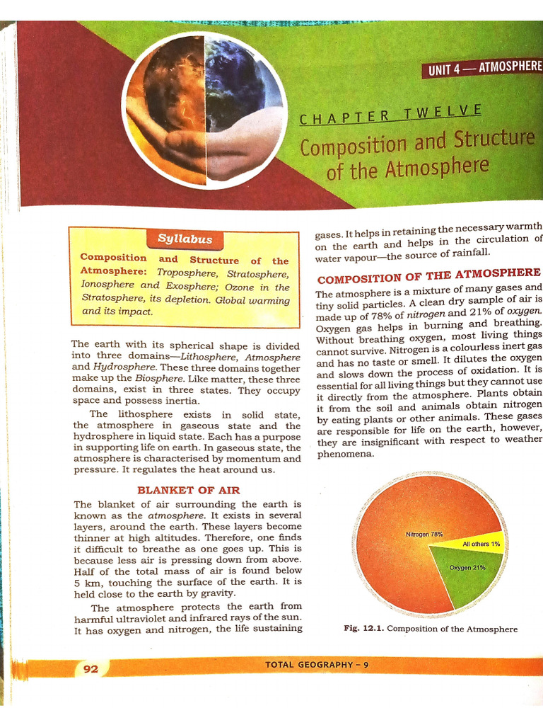 Chap 12. Composition and Structure of The Atmosphere | PDF