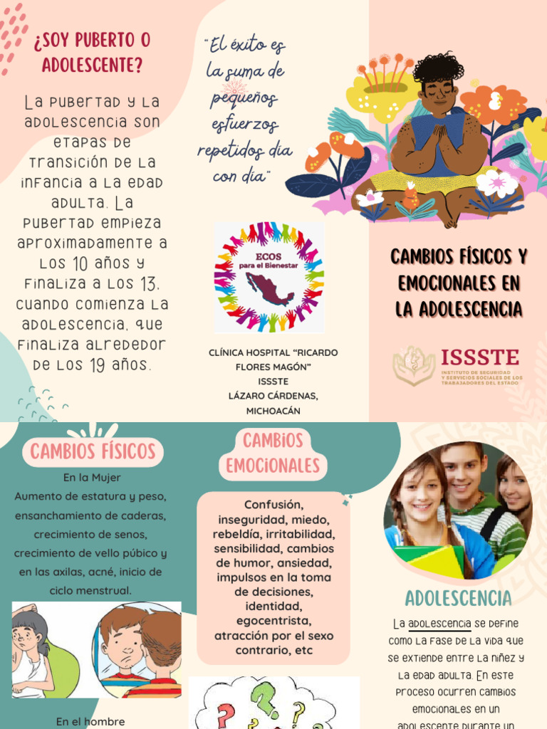 Cambios en la Pubertad y Adolescencia | PDF | Adolescencia | Pubertad