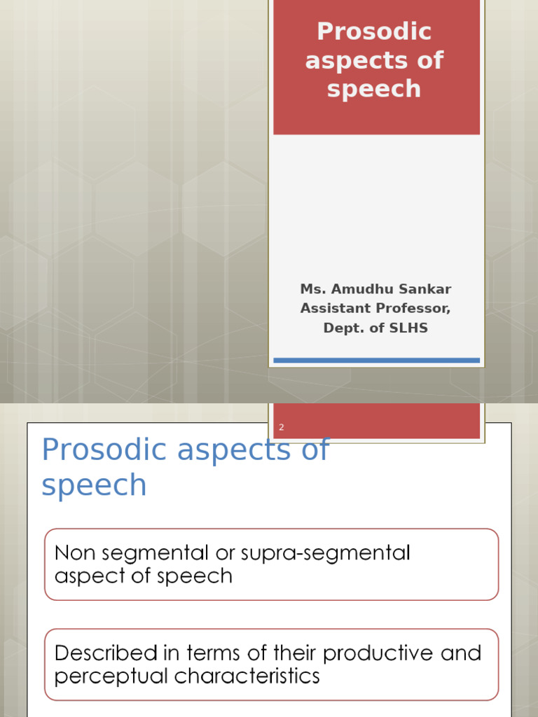 Understanding Speech Prosody and Intonation | PDF | Stress (Linguistics ...