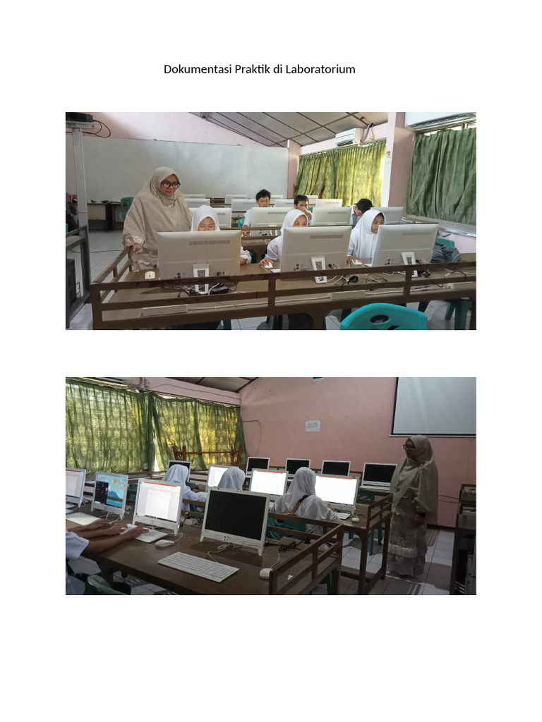 Mahasiswa Fakultas Vokasi UM sedang praktikum di laboratorium
