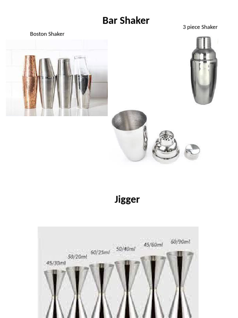 Essential Bar Tools and Equipment | PDF