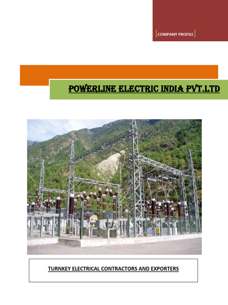 Powerline Electric India Company Profile | PDF | Engineering