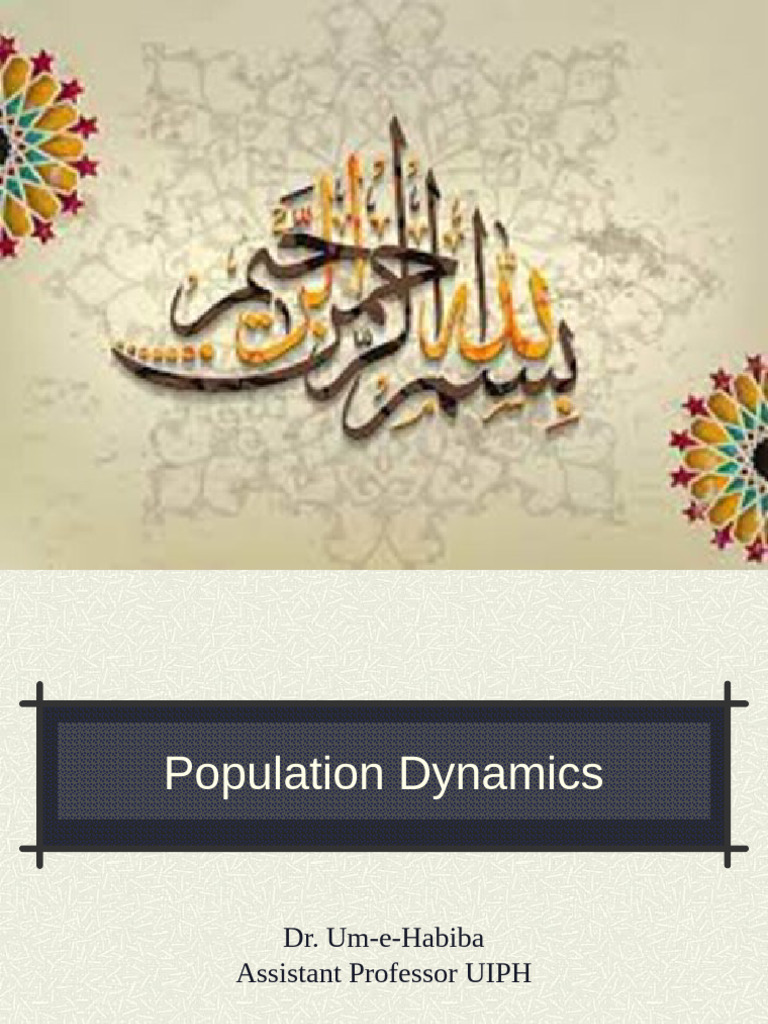 Understanding Population Dynamics | PDF | Demography | Total Fertility Rate