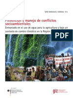 Manual de Prevención y Manejo de Conflictos Socioambientales