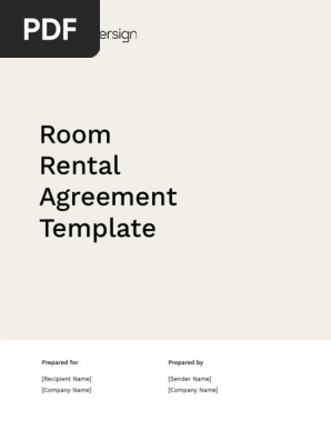 Room Rental Agreement Template