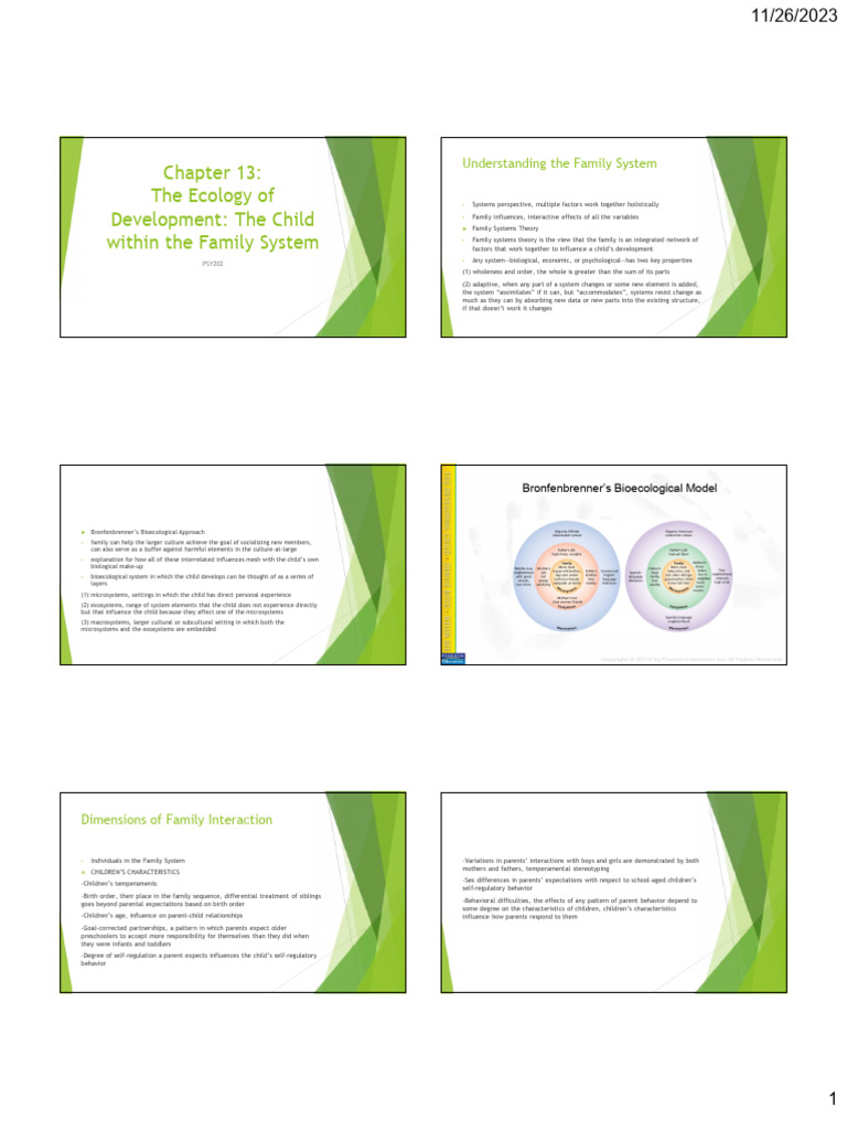 Family Systems and Child Development | PDF | Interpersonal ...