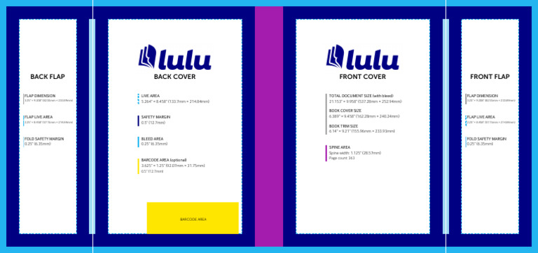 Book Cover Specifications Guide | PDF