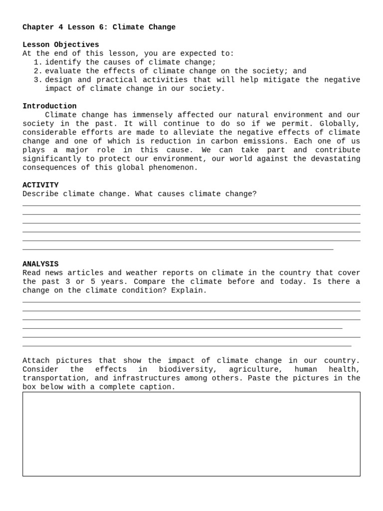 Understanding Climate Change Impacts | PDF | Greenhouse Gas | Climate ...