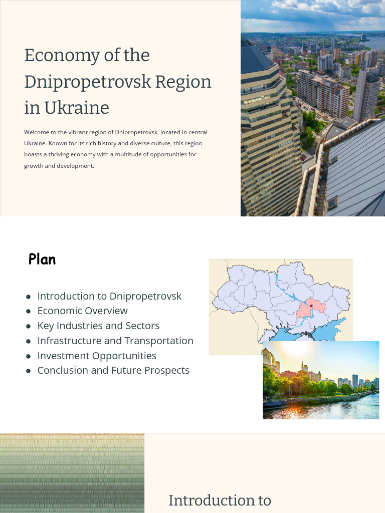 Dnipropetrovsk Region Economic Overview | PDF | Agriculture ...