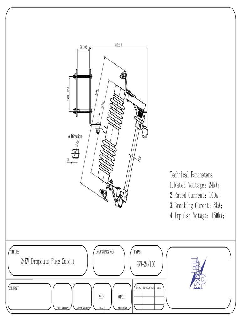 Fuse Connection图纸 | PDF | Fuse (Electrical) | Materials Science