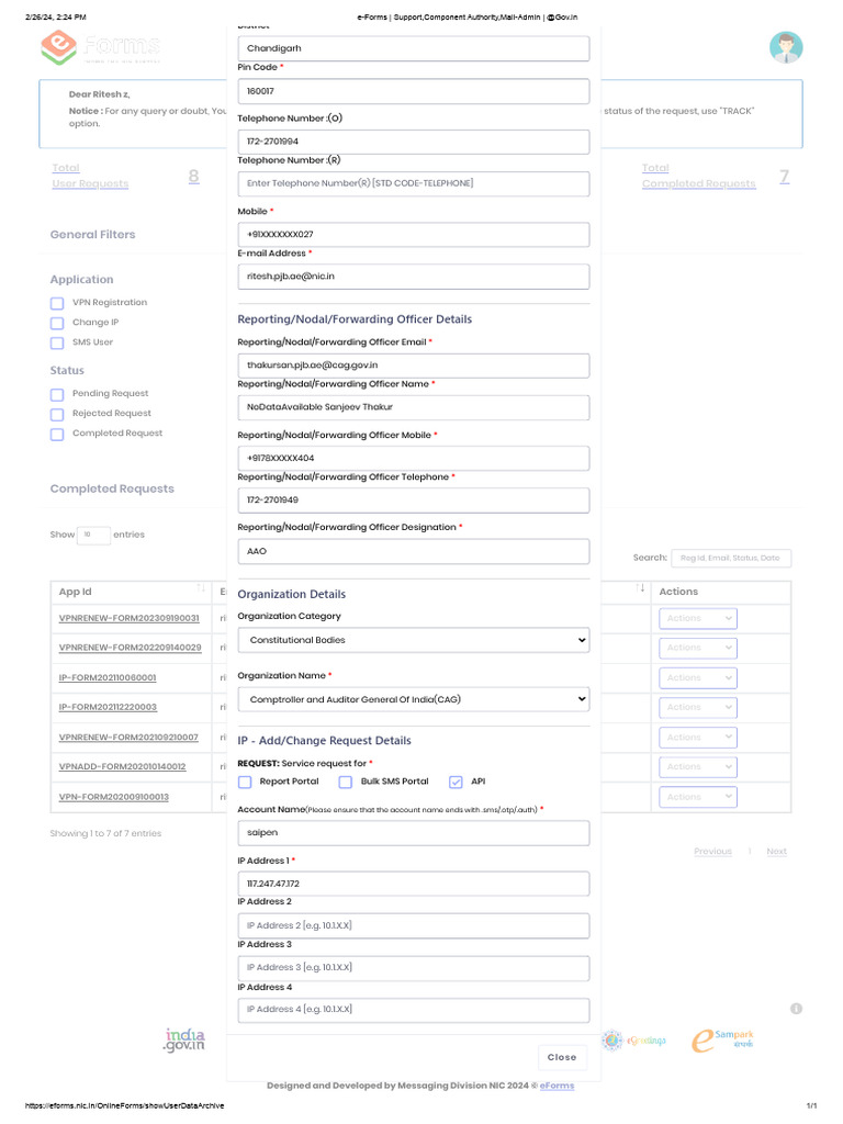 e-Forms Support and Request Tracking | PDF | Software | Computer Networking