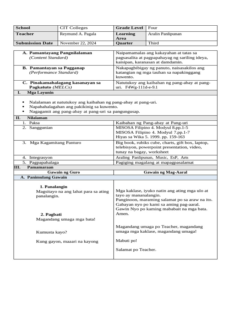 Lesson Plan - AP | PDF image.