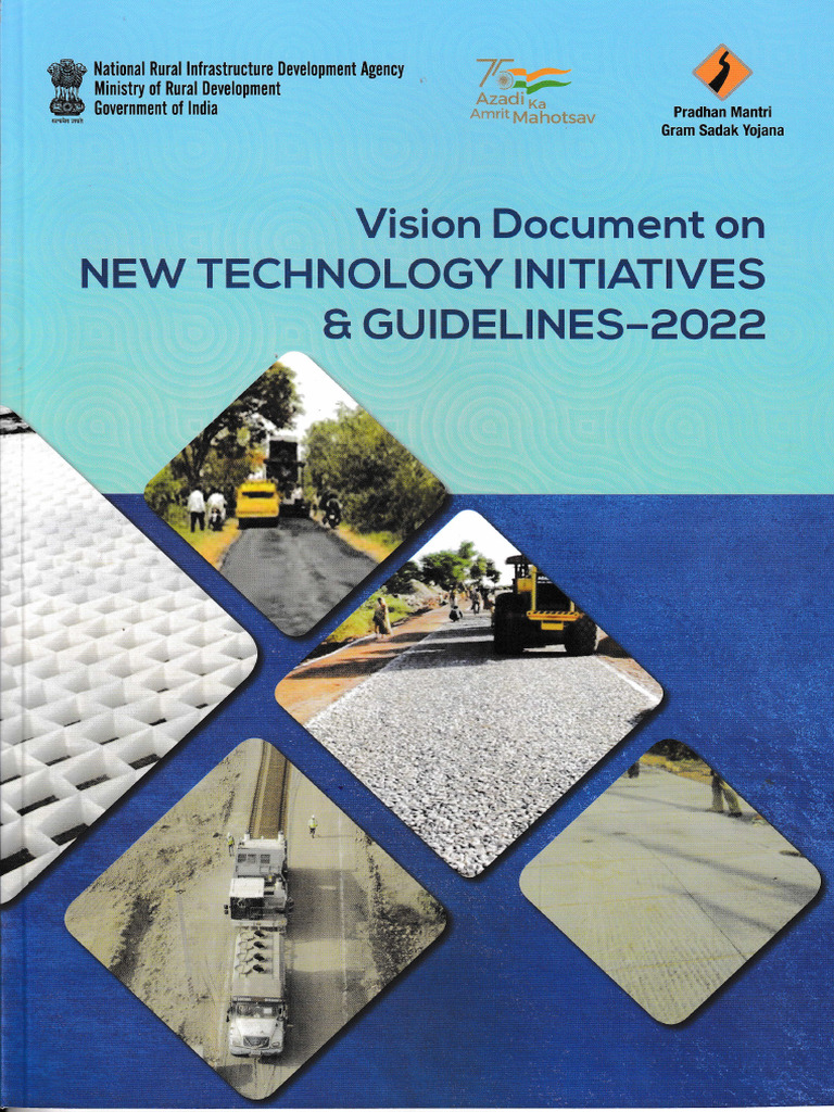 New Technology Initiatives in PMGSY | PDF | Road Surface | Concrete