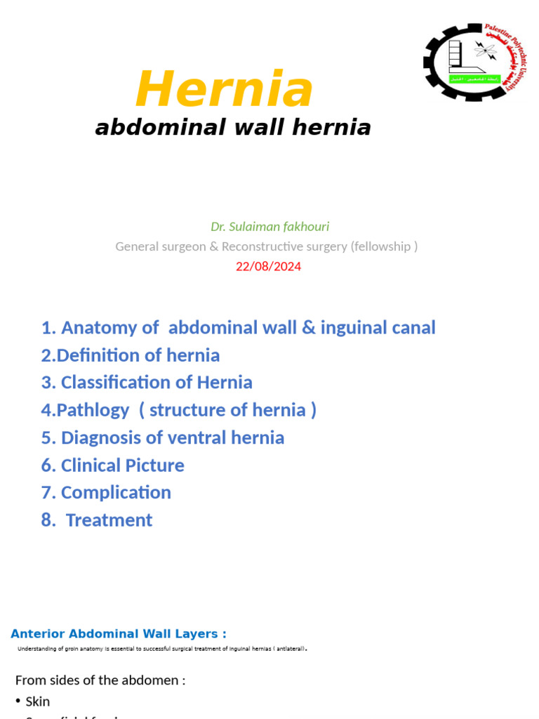 Comprehensive Guide to Abdominal Hernias | PDF | Abdomen