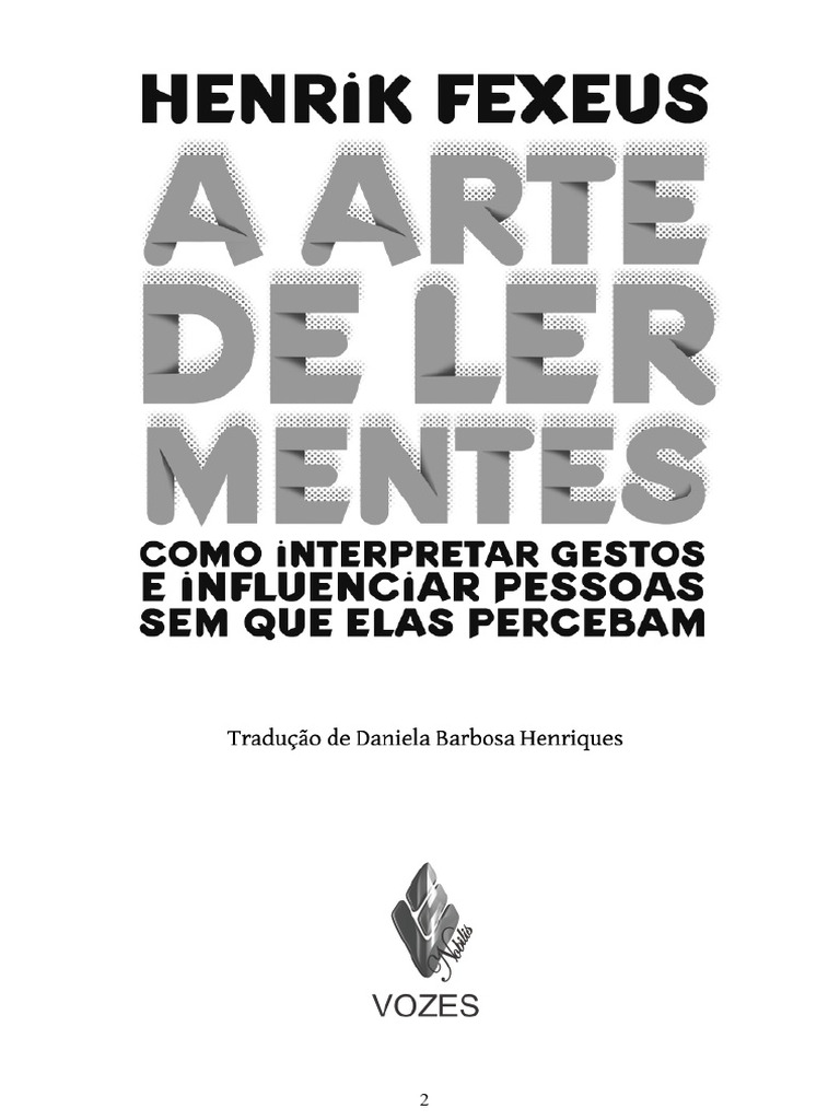 A Arte de Ler Mentes - Henrik Fexeus-2 | PDF