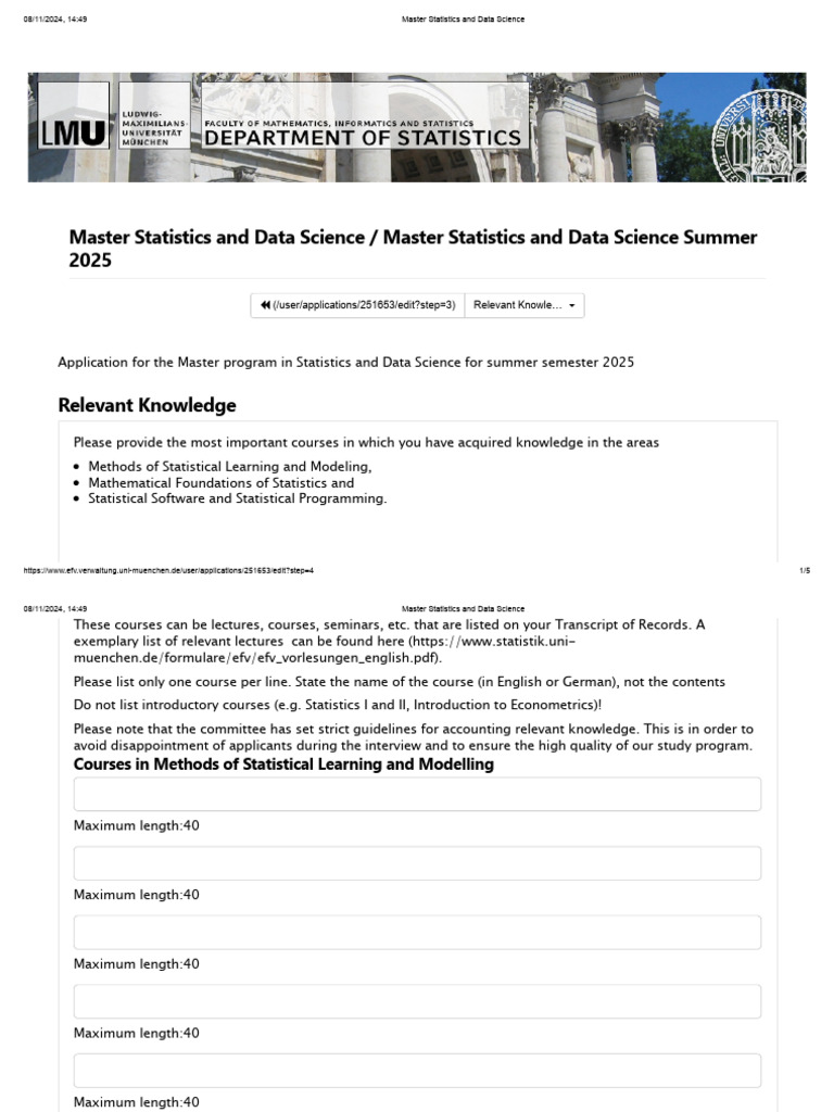 Master Statistics & Data Science Application | PDF | Statistics | Data ...