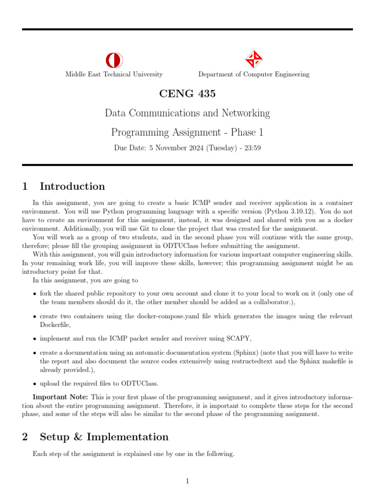 Ceng435 Project Phase1 | PDF | Computer File | Software