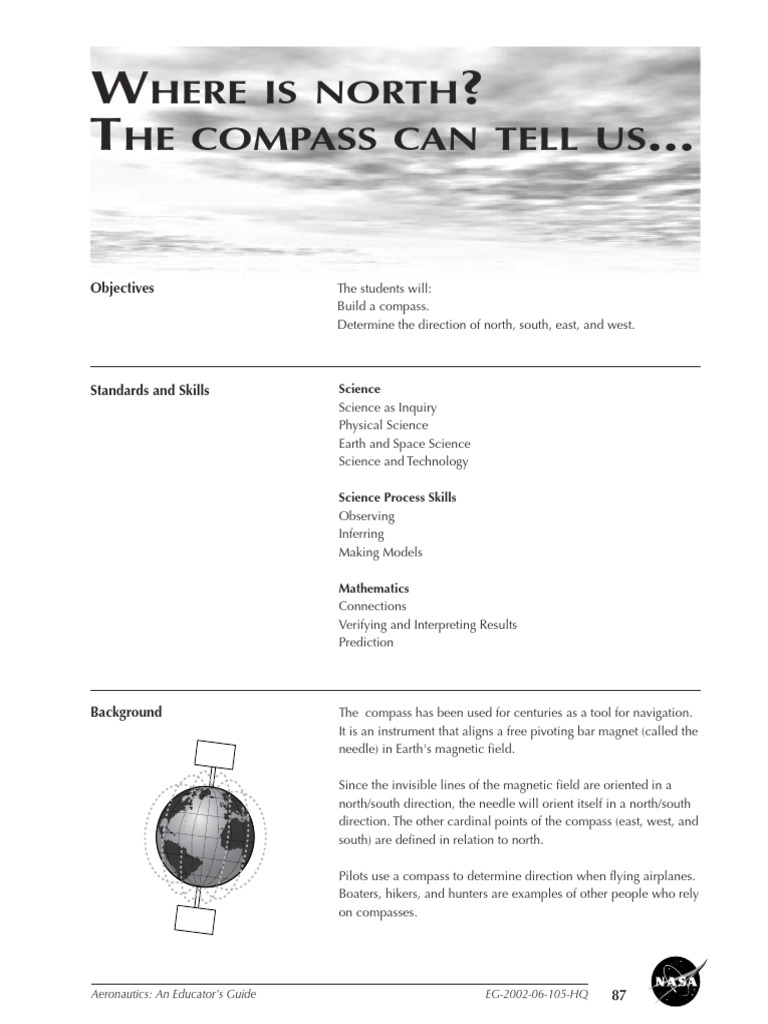 205714main Where Is North | PDF | Compass | Applied And ...