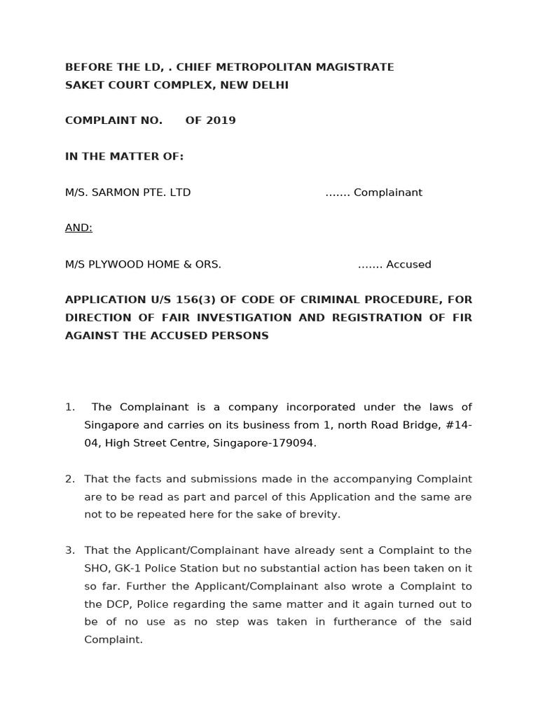 156(3) | PDF | Criminal Procedure In South Africa | Fraud
