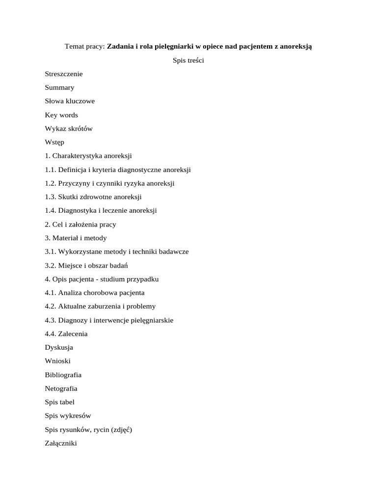 Spis Tresci PDF