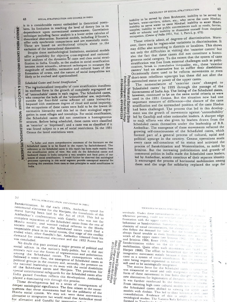 Social Stratification in India: Caste Dynamics | PDF | Caste | Dalit