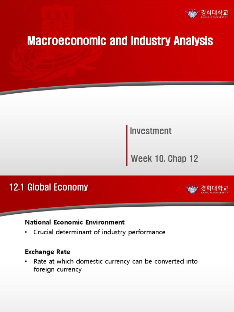 Week 10. Macroeconomic and Industry Analysis | PDF | Business Cycle ...