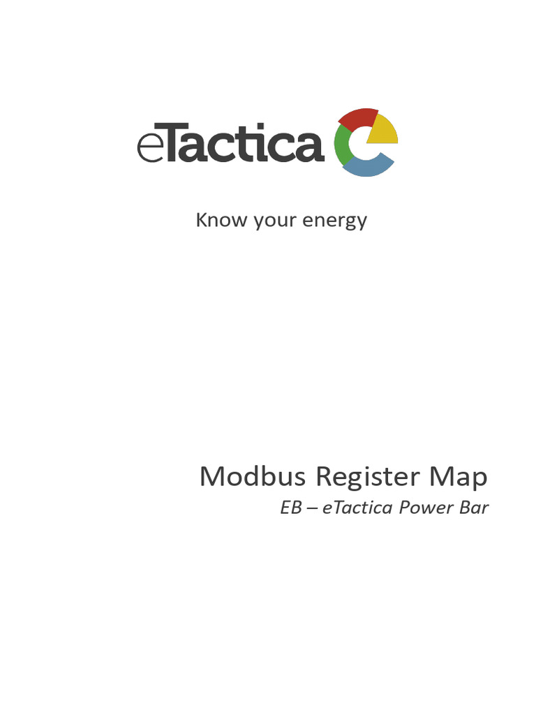 Modbus register map | PDF | Computer Data | Data Transmission