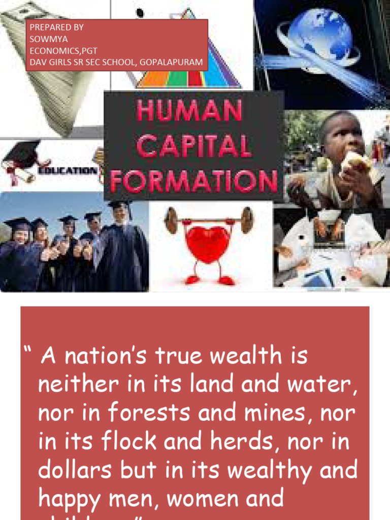 Human Capital's Role in Economic Growth | PDF | Cost Of Living ...