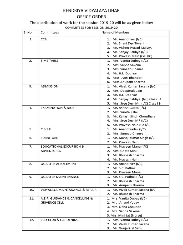 Committee 2019 | PDF