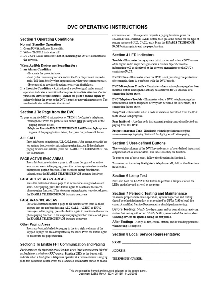 DVC Notifier Operating Manual | PDF | Information And Communications ...