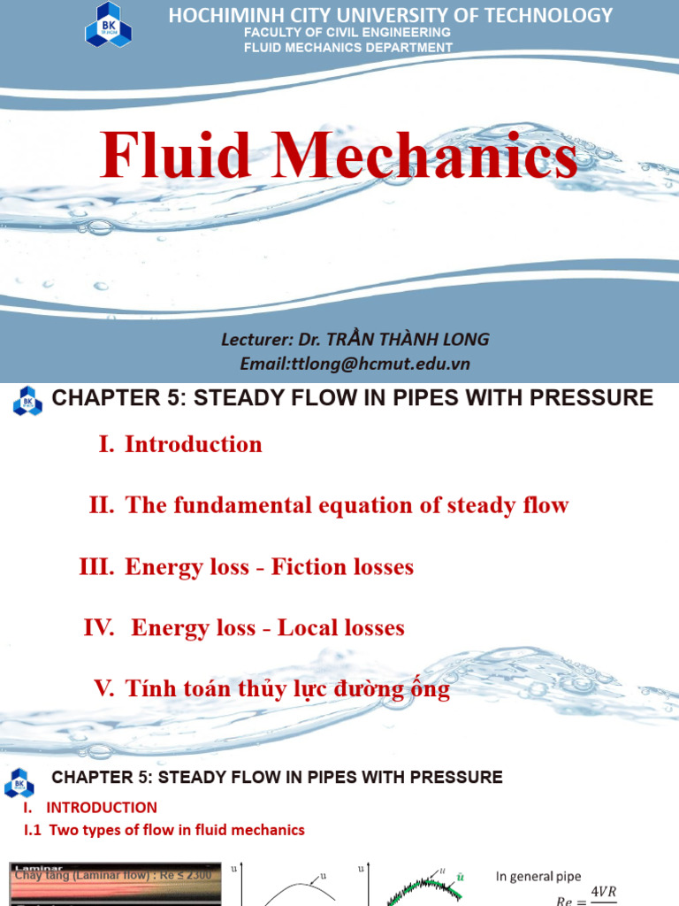 Fluid Mechanics Day 9 Chapter5 Long Mar 2024 | PDF | Fluid Dynamics ...