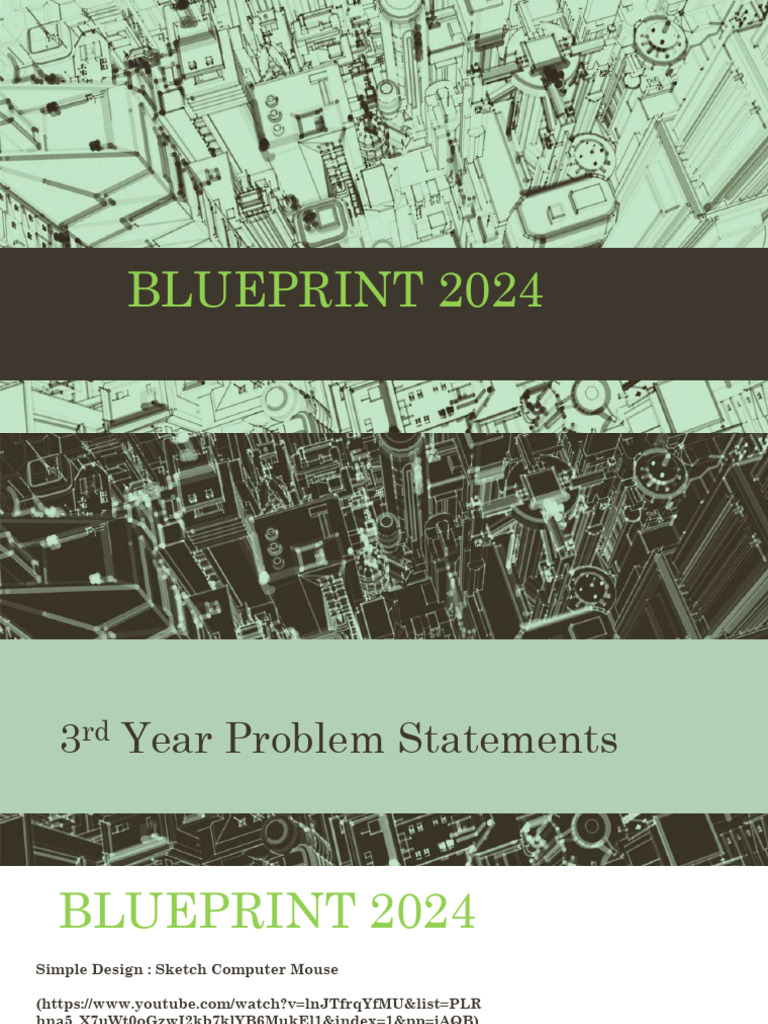 Blueprint 2024 Design Challenges | PDF