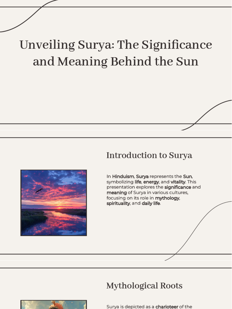 Slidesgo Unveiling Surya The Significance and Meaning Behind The Sun(00)