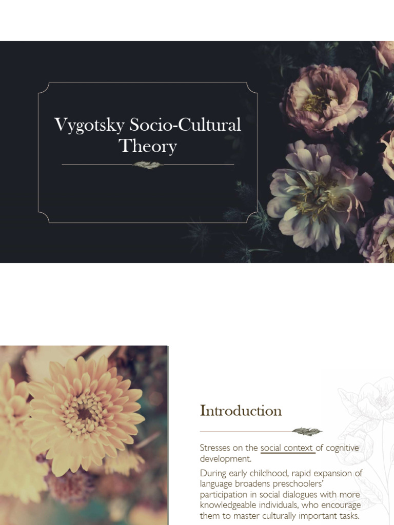 Vygotsky's Socio-Cultural Theory | PDF | Early Childhood Education ...