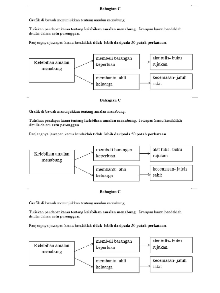 Latihan Ulang Kaji Penulisan Bahagian C Dan D | PDF