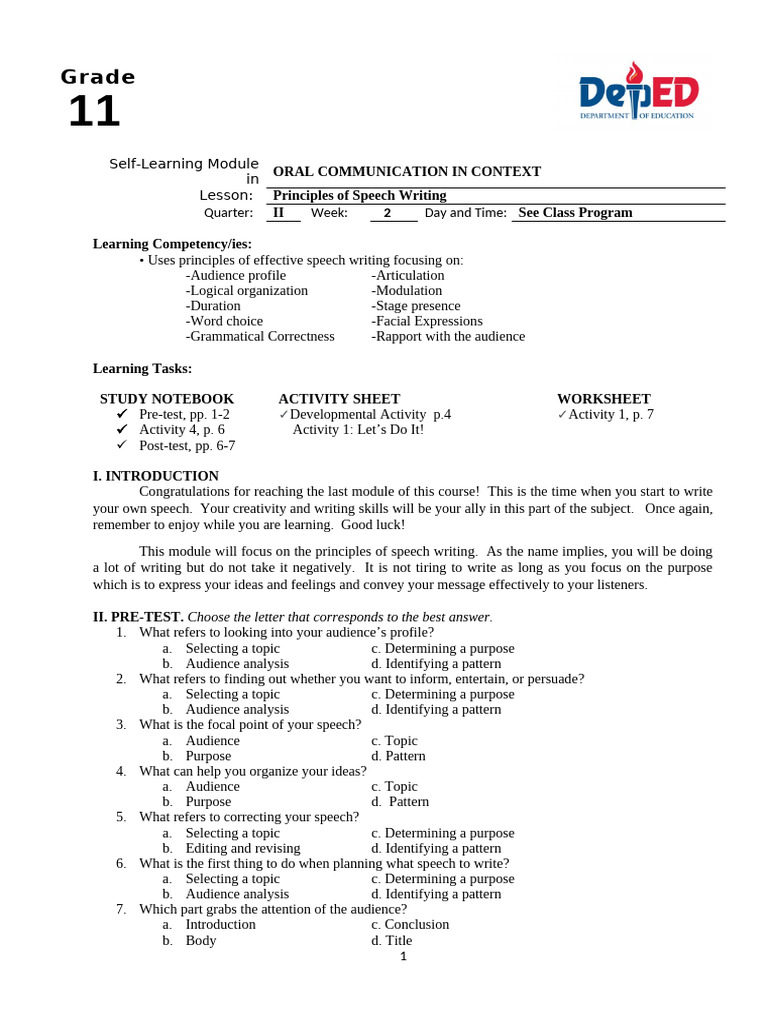 Speech Writing Principles Guide | PDF | Speech | Gesture