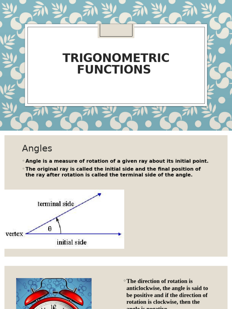 Understanding Trigonometric Functions | PDF