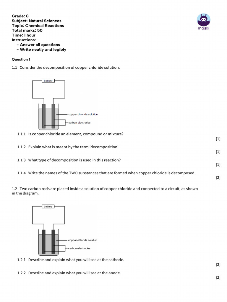 Classwork - Homework 50 20240503165851 | PDF | Matter | Chemical Substances