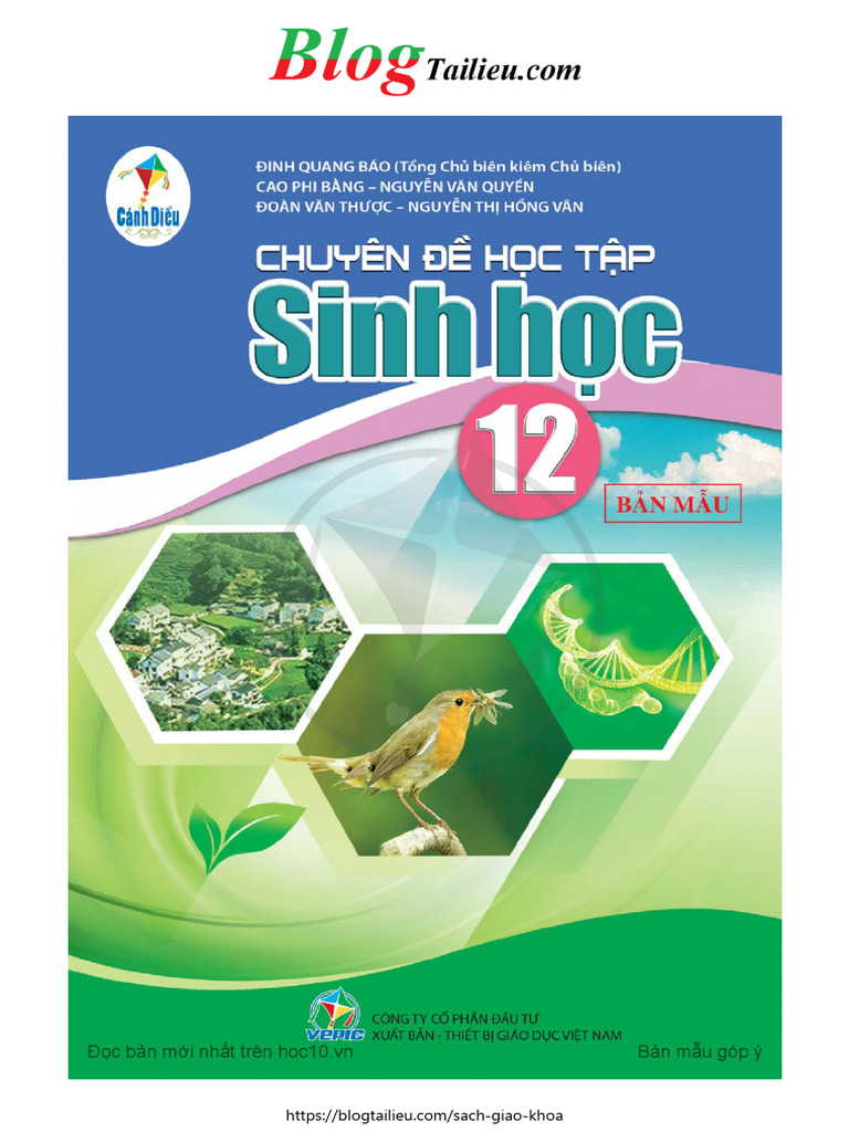 Chuyen de Hoc Tap Sinh Hoc 12 Canh Dieu PDF Xem On - 241113 - 101053 | PDF