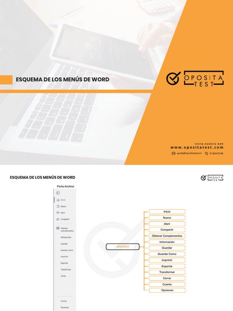 Menús y Fichas de Microsoft Word | PDF | Informática | Software