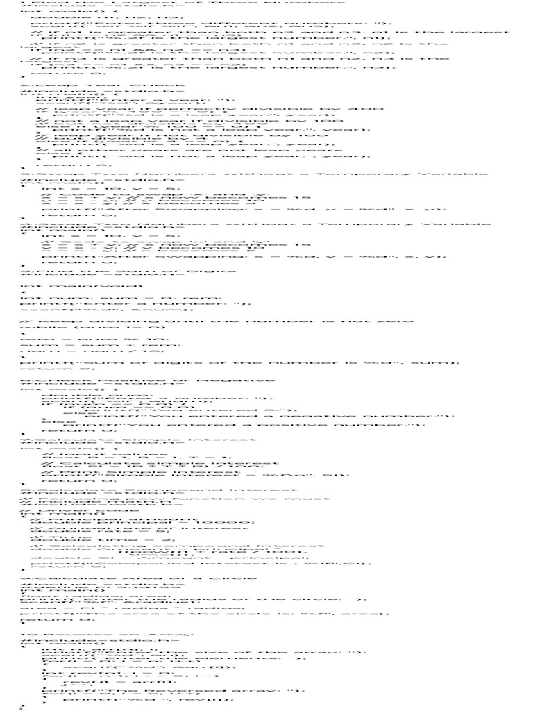 C Programming Basics: Number Operations | PDF | Compound Interest ...