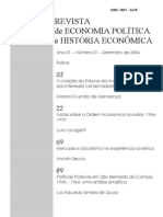 REVISTA DE ECONOMIA POLÍTICA E HISTÓRIA ECONÔMICA - n1