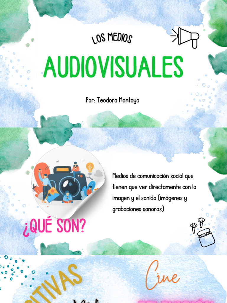 Recursos Audiovisuales en Educación | PDF